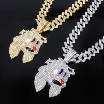 Jewelry Fashion Magic Hat Rabbit Head Necklace