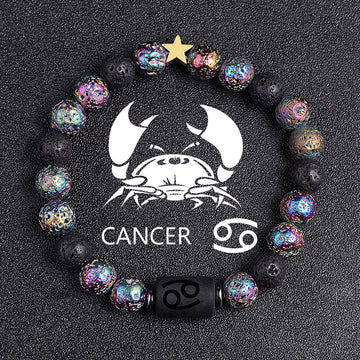 European And American Twelve Constellation Natural Bracelet