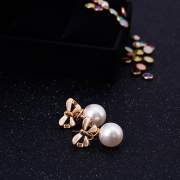 Hypoallergenic Heart Shaped Zircon Earrings Women'S