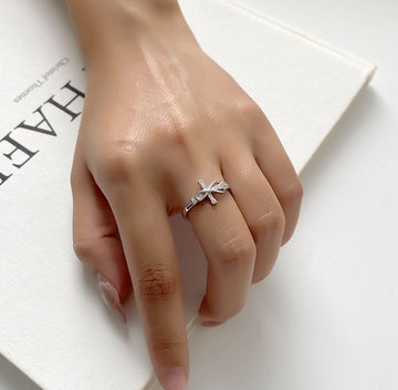 Simple Color Matching Copper Ring Fashion