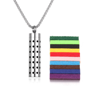 Aromatherapy Pendant Perfume Bottle Essential Oil Necklace
