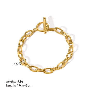 Stainless Steel Ornament Bracelet For Women