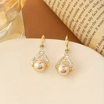 Fashion All Match Water Drop Pearl
