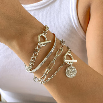 Metal Wind Hollow Chain Bracelet Snake