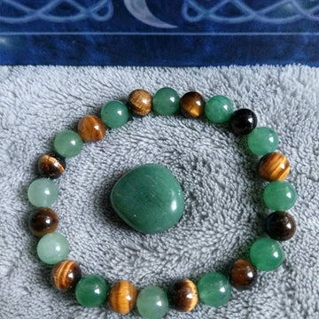 Tiger Eye Beaded Bracelet Unisex 8Mm