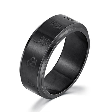Personality Ring Titanium Steel Hip Hop
