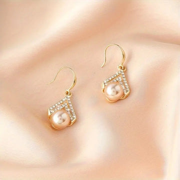 Fashion All Match Water Drop Pearl