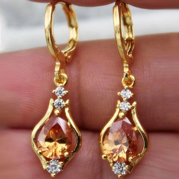 Purple Zircon All Match Drop Shaped