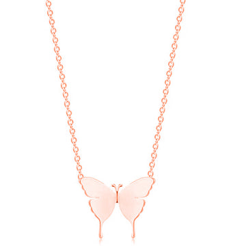 Geometric Butterfly Pendant Necklace For Women