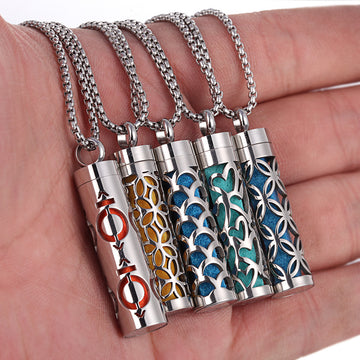 Aromatherapy Pendant Perfume Bottle Essential Oil Necklace