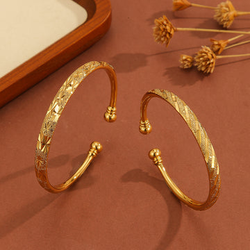 Vintage Gold Plated 18K Delicate Pattern Bracelet