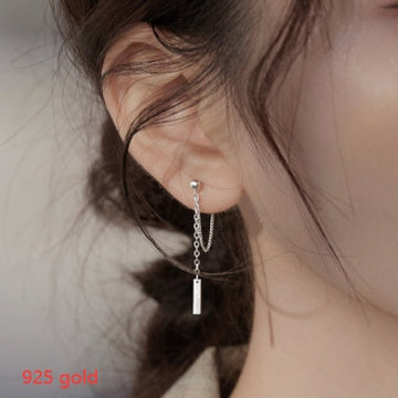 Women'S Geometric Pattern Tassel Simple Stud