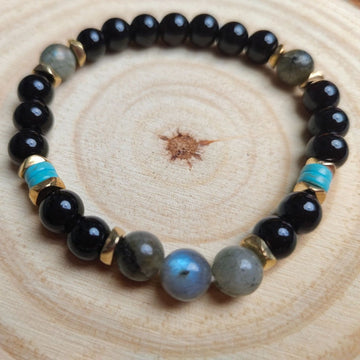 8Mm Beaded Gemstone Bracelet Unisex Color
