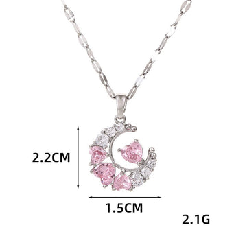 Women'S Cute Dream Moon Necklace Versatile