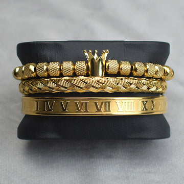 Pineapple Ball Crown Twist Woven Mesh Bracelet