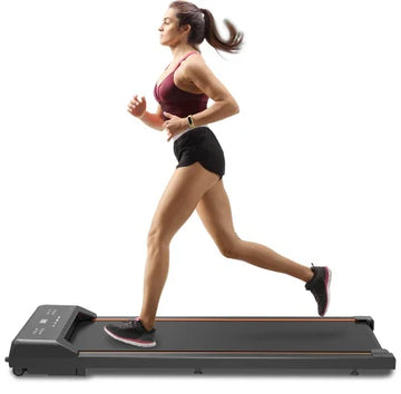 Walking Pad Under Desk Treadmill with LED Display and Remote Control Portable Treadmill for Home and Office 2.5HP 265LBS