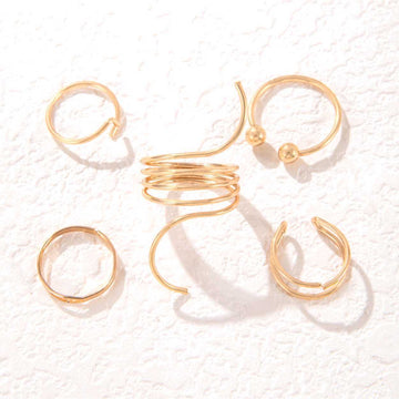 European And American Cool Style Simple Ring