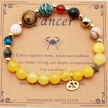 Eight Planets Twelve Constellation Morgan Stone Bracelet