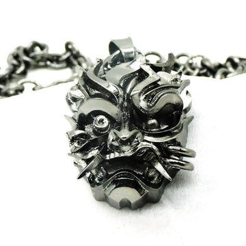 Silver Gold Green Rhinestone Wild Game Necklace