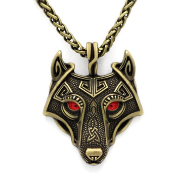Asgard Crafted Norse Grey Wolf Head