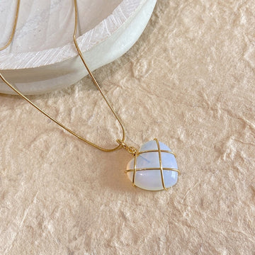 Fashion Moonstone Necklace For Cartoon Princess