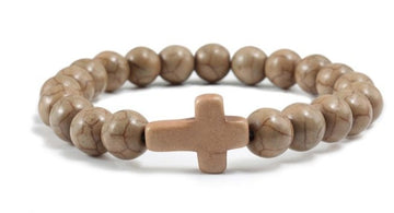 Blue Turquoise Cross Bracelet Unisex National