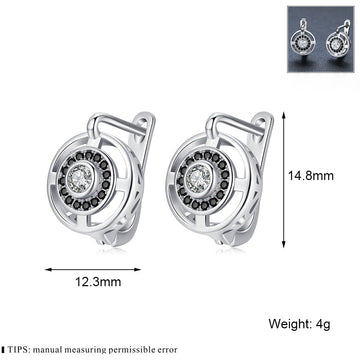 Luxury Shining Over Earrings Studded With