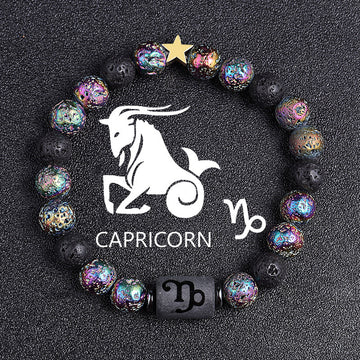 European And American Twelve Constellation Natural Bracelet