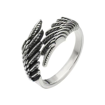 Love Couple Plain Silver Ring With