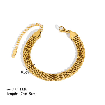 Stainless Steel Ornament Bracelet For Women
