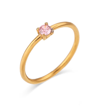 Fashion Simple Light Luxury Birthday Ring