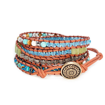 Bead Bracelet Multi Layer Jewelry Set