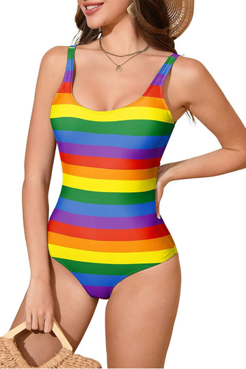 Zando Women's 2025 Swimwear Tummy Control One Piece Swimsuit High Cut U Low Back Modest Bathing Suit
