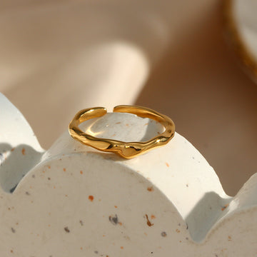 European And American Fashion Simple Light Ring