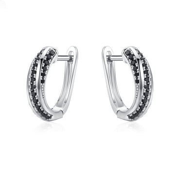 Copper Inlaid Zircon Women'S U Shaped