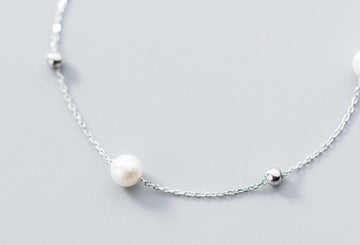 Temperament Beads Synthetic Pearl Bracelet Adjustable