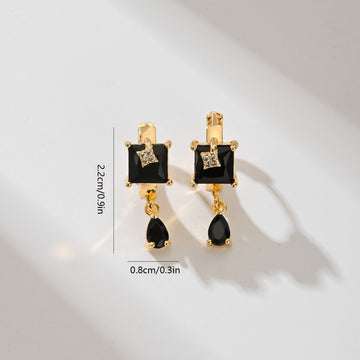 Popular Fashion Earrings Copper Plated Gold