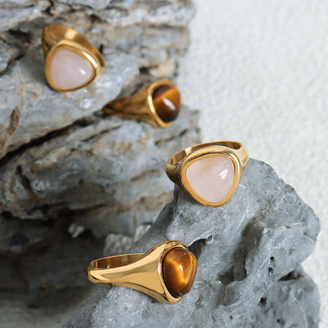 Natural Stone Retro Affordable Luxury Elegant Ring