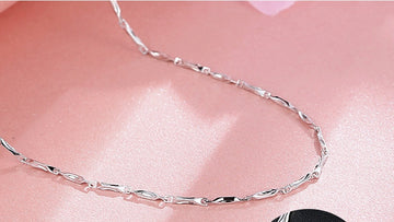 S925 Sterling Silver Plated Necklace