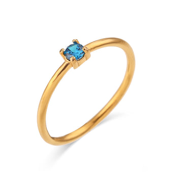 Fashion Simple Light Luxury Birthday Ring
