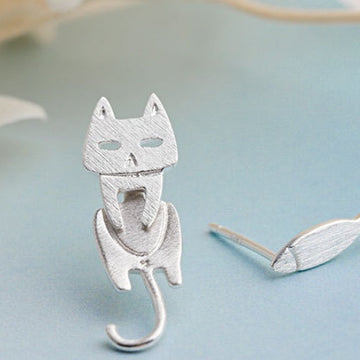 S925 Sterling Silver Stud Earrings Cute