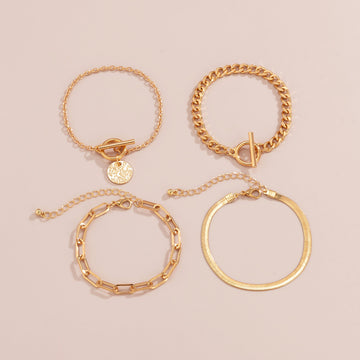Metal Wind Hollow Chain Bracelet Snake