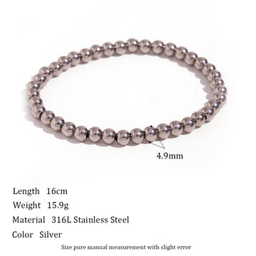 Niche Vintage Stainless Steel Plated 18K Bracelet