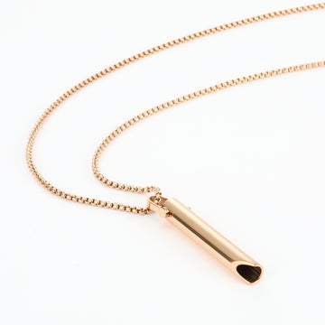 Adjustable Breathing Relief Pressure Ornament Stainless Necklace