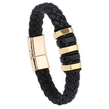 Multi Layer Leather Woven Bracelet Wrist