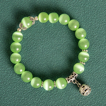 10Mm Hollow Ball Korean Style Crystal Bracelet