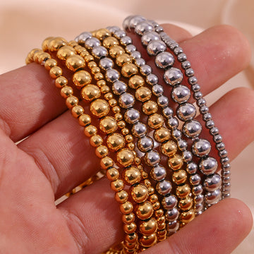 Niche Vintage Stainless Steel Plated 18K Bracelet