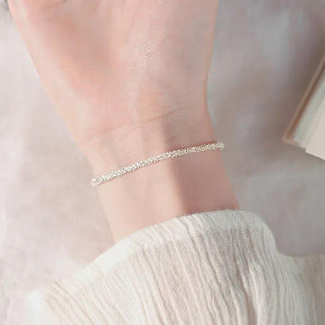Starry Bracelet Sparkling Cauliflower Anklet Women'S