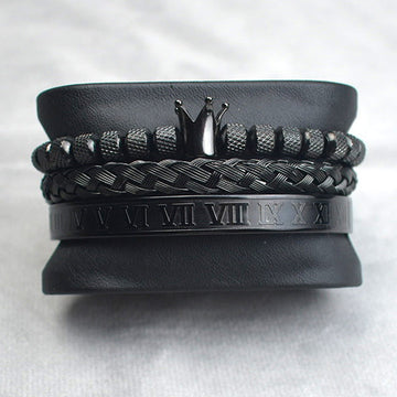 Pineapple Ball Crown Twist Woven Mesh Bracelet