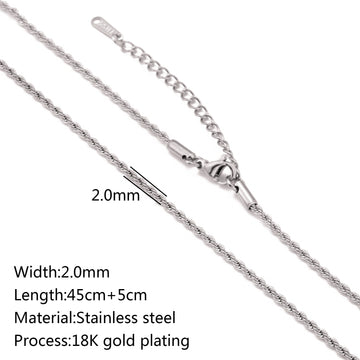 Stainless Steel Vacuum Plated 18K Gold